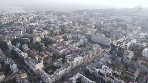 Kyiv - the Capital of Ukraine. Aerial View. Kiev alt