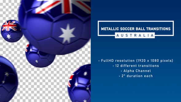 Metallic Soccer Ball Transitions - Australia