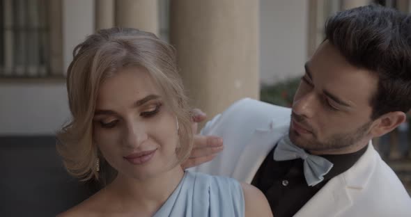 Young Couple In Love Caressing Each Other alt