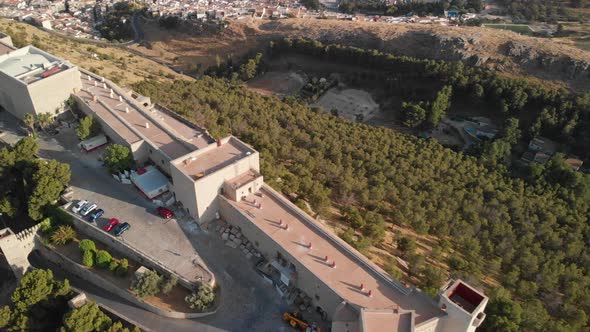 Castillo de Jaen, Spain Jaen's Castle Flying and ground shoots from this medieval castle on afterno alt