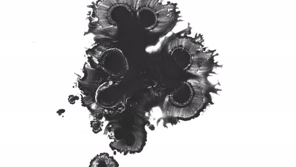 Abstract Ink Drops On Wet Paper alt