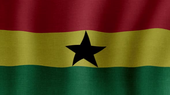 The National Flag of Ghana