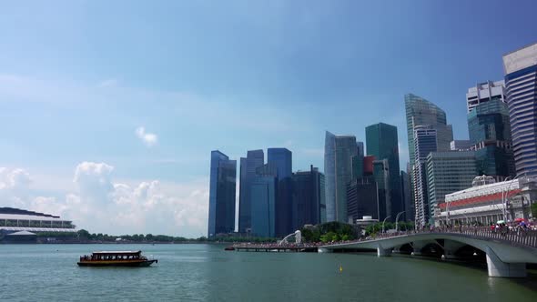Sunny in Singapore Marina Bay
