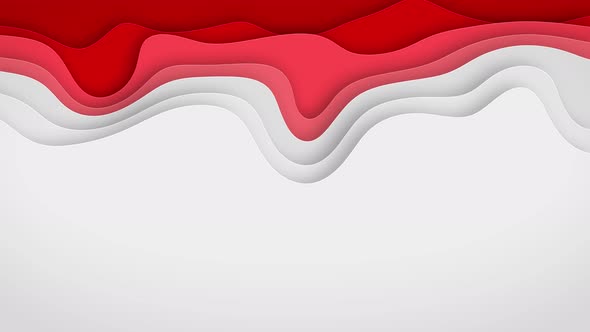 Abstract background with colorful paper cut waves The most modern design layout