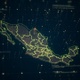 Gold Mexico Map Danger 4K - VideoHive Item for Sale