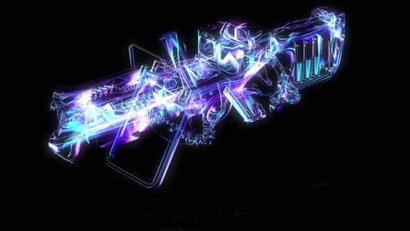 Cyberpunk Skyfi HUD Digital Weapon alt