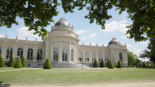 La Boverie palace building in the city of Liège, Belgium. Museum for fine arts situated in The Parc alt