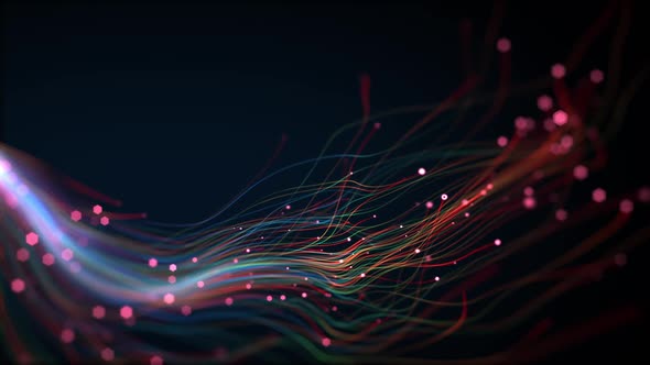 Fiber optics  animated background