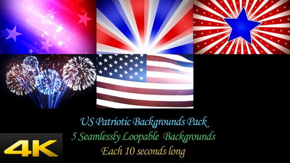 US Patriotic Backgrounds Pack