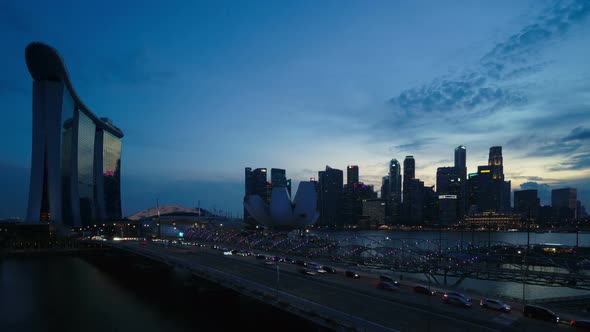 4 K Singapore City Time Lapse