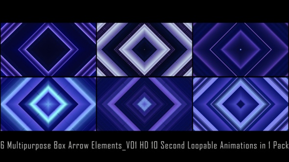 Multipurpose Box Arrow Elements  V01
