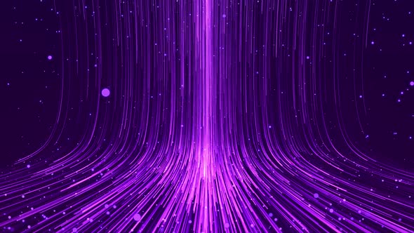 Purple Fantasy Particles Landing Background