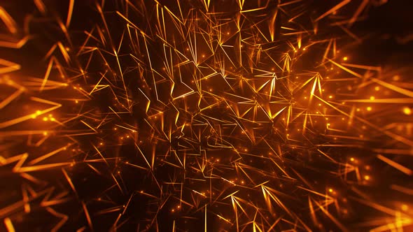 Crystal Gold Abstract Background alt