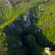 Aerial view of karst landscape, with valleys and cliffs, at sunset - VideoHive Item for Sale