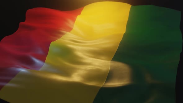 Bolivia Flag Low Angle View