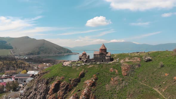 Sevanavank Monastery on Lake Sevan Armenia