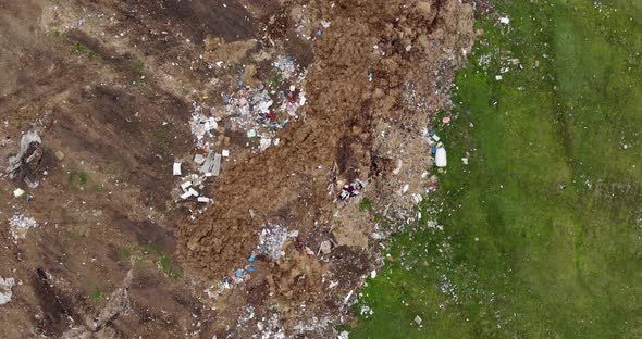 Trash And Garbage On The Field alt