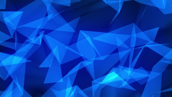 Blue Abstract Geometric Background Animation