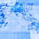 Blue White Color Technology World Map Background Animated - VideoHive Item for Sale