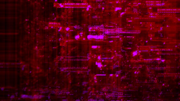 Violet Red HUD Cyber Glitch Background Loop
