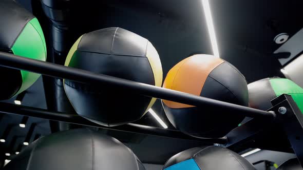 Big Sport Balls in Gym alt