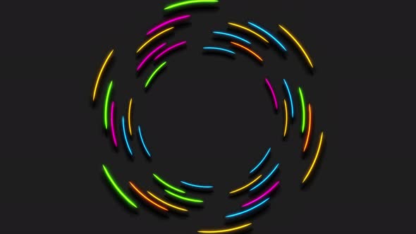 Colorful Neon Circles alt