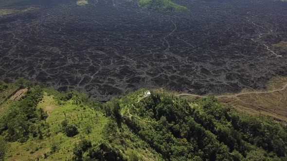 Black Soil After Volcanic Eruption