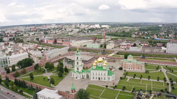 Aerial View at Tula Kremlin Church