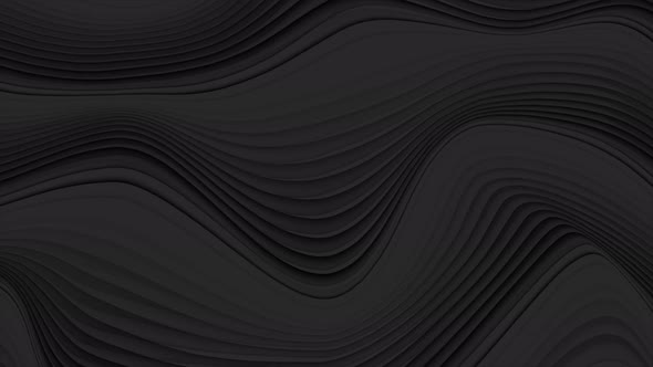 Black Liquid Abstract 3d Refracted Waves alt