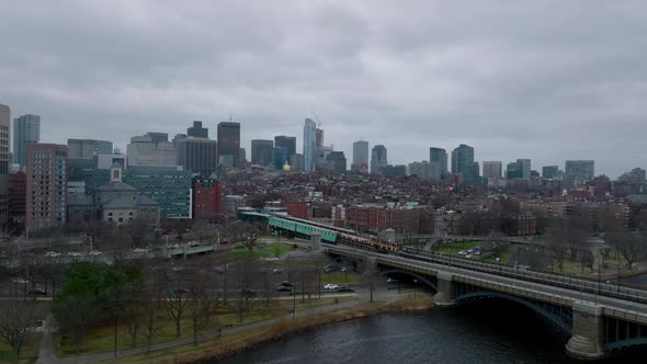 Slide and Pan Footage of Passenger Train Stopping at Station alt