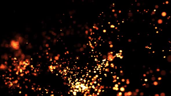 golden fire dust particles, Motion Graphics | VideoHive