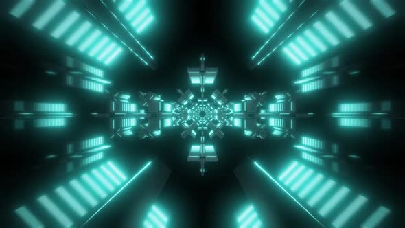 4K Colored Futuristic Neon Tunnels Pack alt