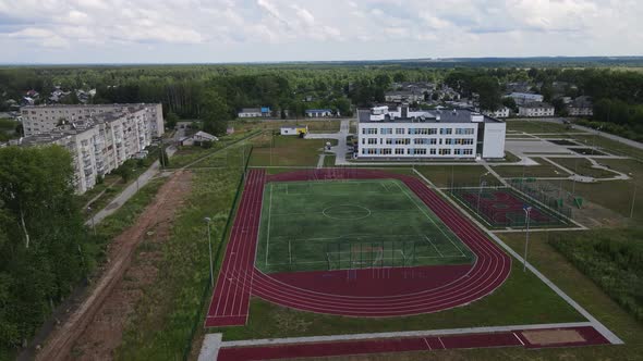 Fly Over Region School and Sports Ground