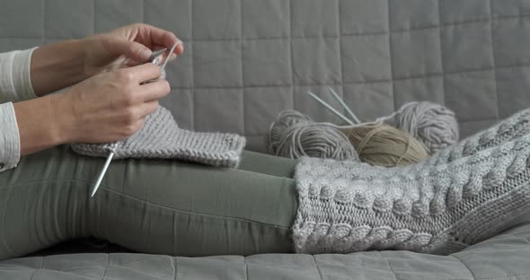 Having fun with knitting. alt