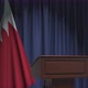 Flag of Bahrain and Speaker Podium Tribune - VideoHive Item for Sale