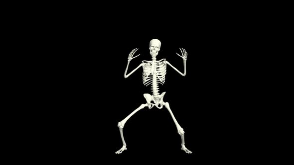 Skeleton Hip Hop Dancing