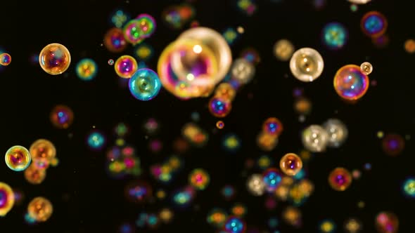 mme effect rainbow sparkle bubbles