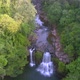 Waterfall in Jungle View from Height - VideoHive Item for Sale