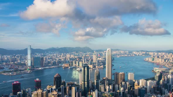 Timelapse of hong Kong urban city alt