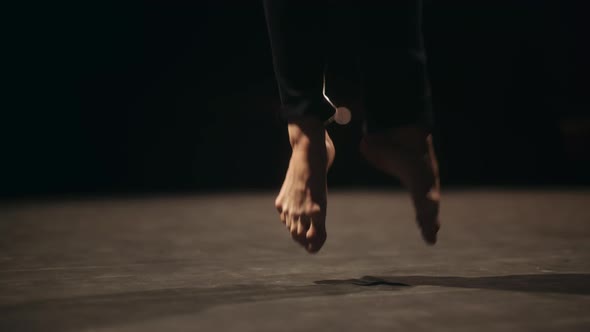 Close Up of Legs Ballet Male Dancer alt