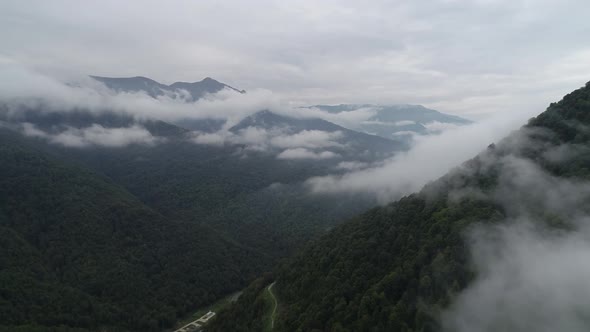 Mountain Landscape, Aerial View