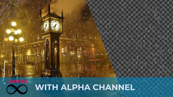 Rain Alpha And Loop 4K
