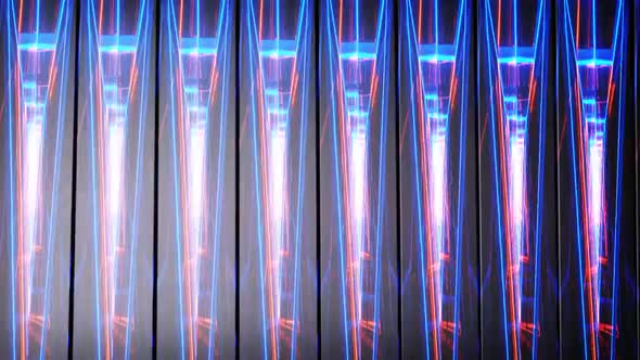 Neon Rectangles Lights Loop