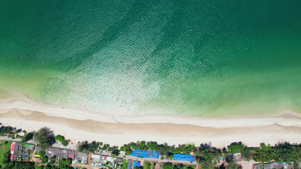 Drones are flying over beautiful beaches and seas alt