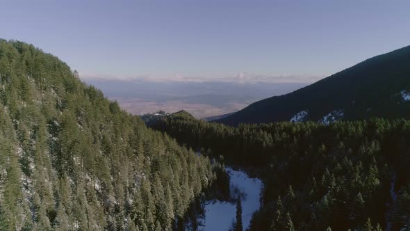 Winter Mountain View
