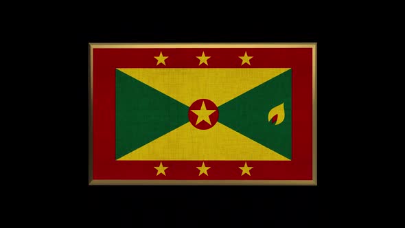 Grenada 3D Flag alt