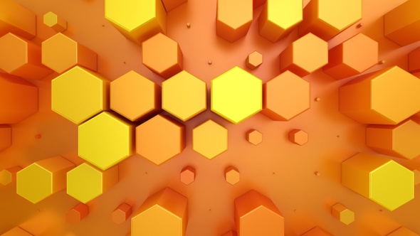 Background of Animated Hexagons alt