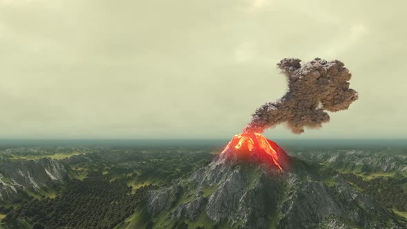 Eruption Of The Volcano 6