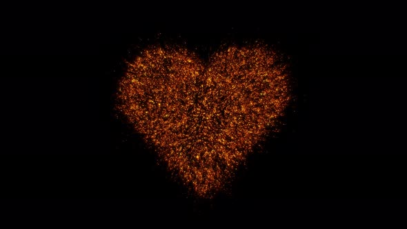 Valentine's Day Animated Burning Heart