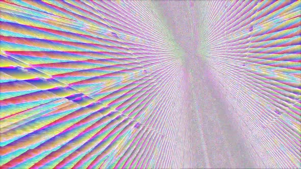 Glitchy Geometrical Cyberpunk Psychedelic Tunnel Background
